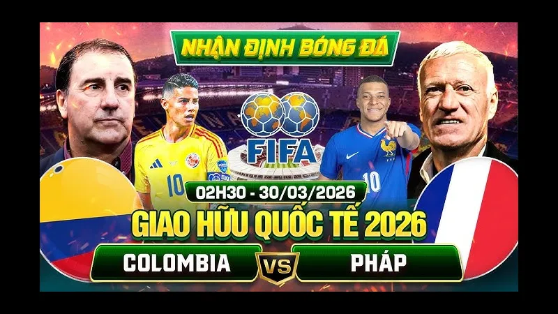 Cầu thủ Colombia và Pháp tranh chấp quả bóng trên sân cỏ - Phong độ gần Cầu thủ Colombia và Pháp tranh chấp quả bóng trên sân cỏ - Phong độ gần